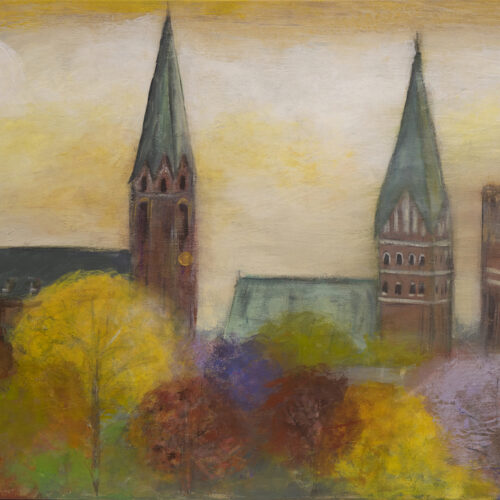 Gemälde Herbstnebel über Lüneburg