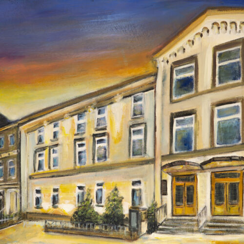 Gemälde Wallstrasse 43 in Lüneburg