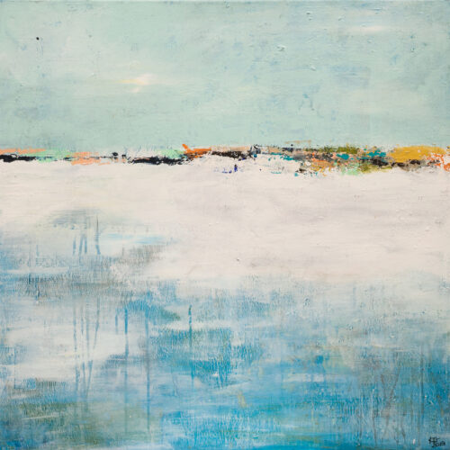 Gemälde Winter am Meer