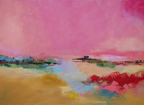 Gemälde Weg zum Strand