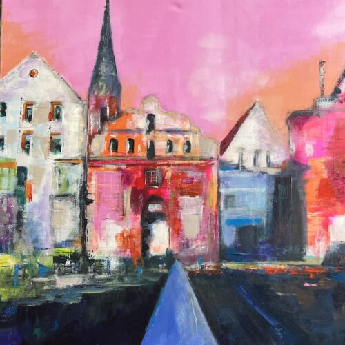 Gemälde Ruhe im Wasserviertel