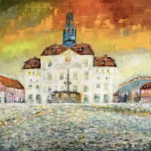 Gemälde "Marktplatz Lüneburg"
