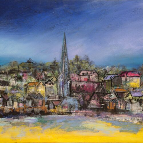 Gemälde "Lauenburg/ Elbe"