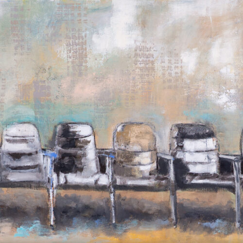 Gemälde "Erste Reihe"