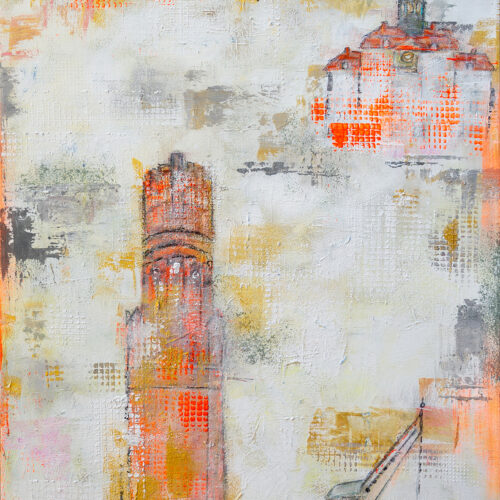 Gemälde "Frischer Wind in Lüneburg"