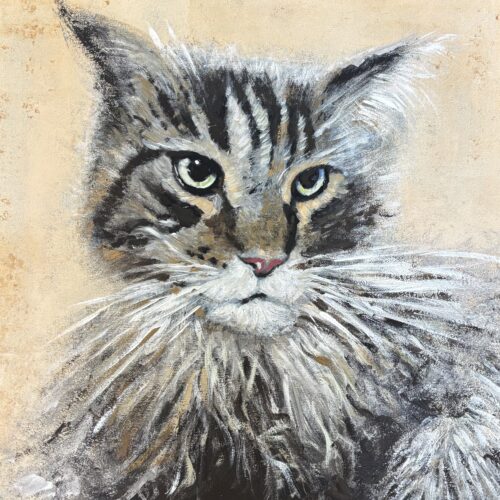 Gemälde "Der Kater"