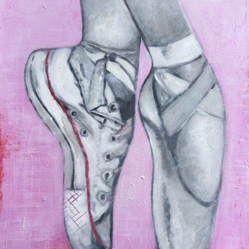 Gemälde "Chuck & Ballett II"