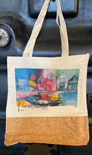 Lünebeutel mit Motiv Lüneburg-Boot