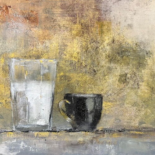 Kunstdruck After Coffee Teil 3 von Karin Greife