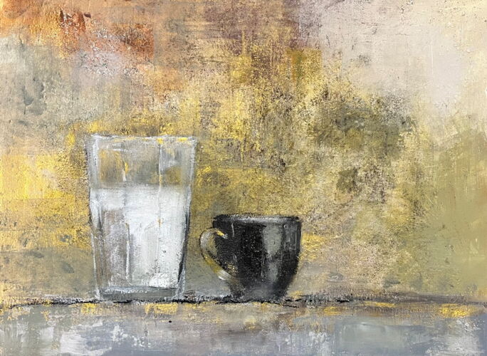 Kunstdruck After Coffee Teil 3 von Karin Greife