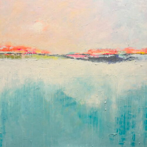 Gemälde von Karin Greife Ebbe, Flut und Mond