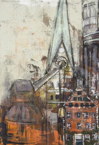 Kunstdruck "Hochzeit in Lüneburg - Erinnerungsorte"