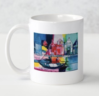 Kaffeebecher mit Motiv von Karin Greife nach Wunsch