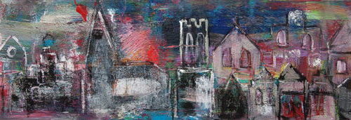 Kunstdruck "Lüneburg Nachts"