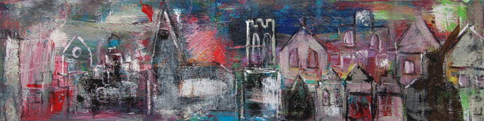 Kunstdruck "Lüneburg Nachts"