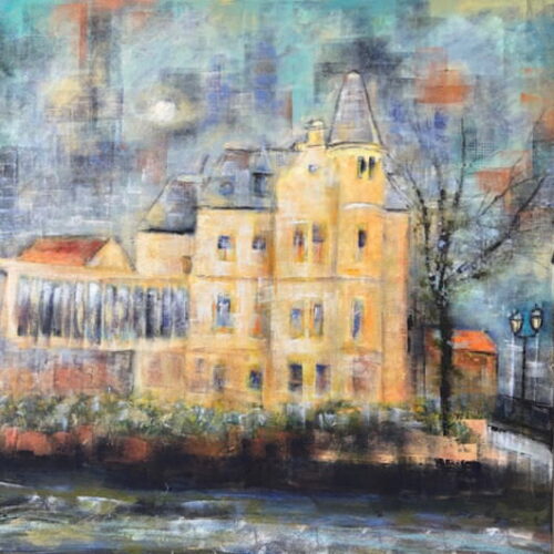 Gemälde Villa Heyn von Karin Greife