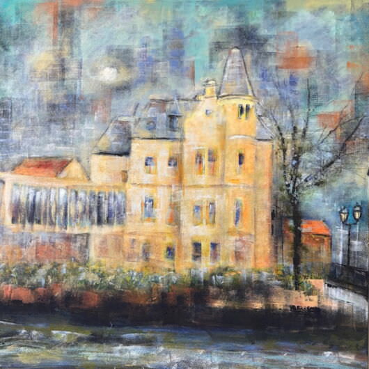 Gemälde Villa Heyn von Karin Greife