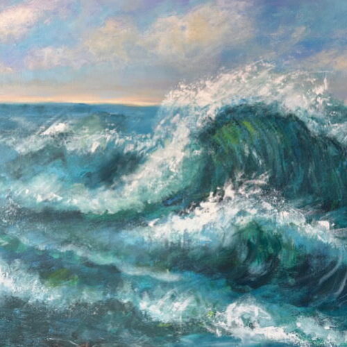 Gemälde Wellen und Meer von Karin Greife