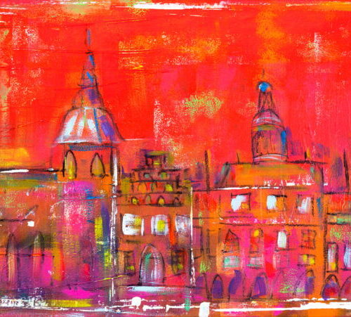 Kunstdruck Lüneburg Zweiteiler Teil 1 von Karin Greife