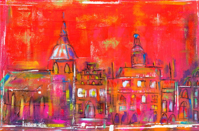 Kunstdruck Lüneburg Zweiteiler Teil 1 von Karin Greife