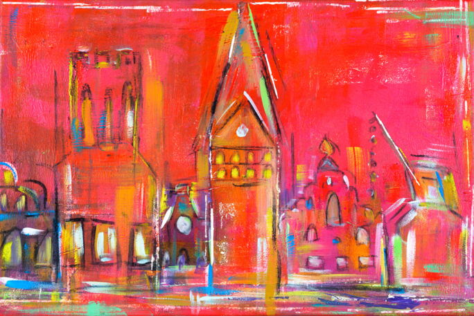 Kunstdruck Lüneburg Zweiteiler Teil 2 von Karin Greife