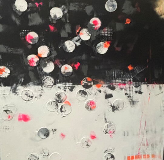 Gemälde von Karin Greife Zwischen Schwarz und Weiß